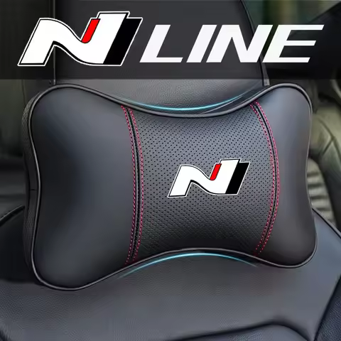 Car Ornaments Seat Headrest Auto Neck Pillow For Hyundai N Performance Elantra i30 Fastback i20 IONI
