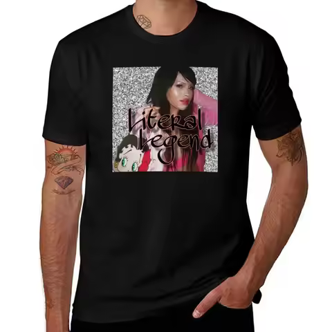 Ayesha Erotica Literal Legend T-Shirt High Elasticity Sports Tee Shirt