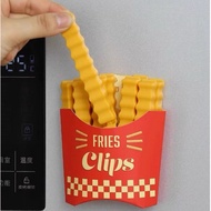 Mcdonlad French Fries Food Clip Sealer Fridge Magnet