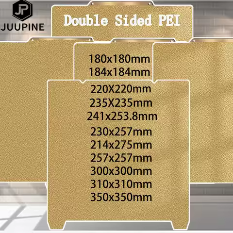 PEI Magnetic Build Plate MK3S PEI Sheet Ender 3 V3 Se Bed Double 180/220/235/300/310/350 Upgrade Rem