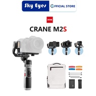 【Ready Stock】Zhiyun Crane M2S Handheld 3-Axis Gimbal Stabilizer with LED Fill Light for Mirrorless Camera/Gopro/Insta360/Action Camera/Smartphone