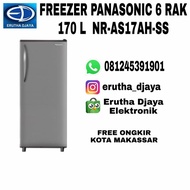 freezer panasonic 6 rak 170 l nras17ah ss