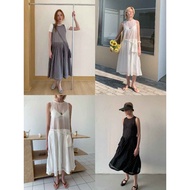 INBYIN-See-Through Dress With Bag ETOILE POCKET MAXI-D8114