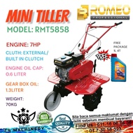 ROMEO RMT5858 7HP Heavy Duty Petrol Engine Mini Tilling - RWB5000 WHEEL BARROW