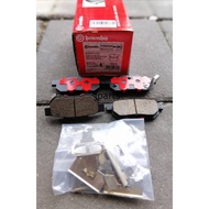 ผ้าดิสเบรคหลังHonda brembo JAZZ  GD 1.5(iDSi/vtec) city zx (แมลงสาบ) ปี 02-07  JAZZ  GE 1.5 vtec cit