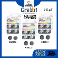 GRABBIT Lithium Battery CR2016 / CR2025 / CR2032