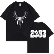 Women's Fashion Y2K Punk Streetwear Oversized Short Sleeve T-Shirt Rapper Yeat Gothic