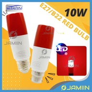 MINLITE/SUNSTAR E27 / B22 LED Bulb Lighting LED CNY Red Light Bulb Color Bulb 10W Stick Bulbs LED Ni