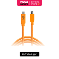 Tether Tools TetherPro CUC2515-ORG USB Type-C Male to 5-Pin Micro-USB 2.0 Type-B Male Cable 15 (ประก
