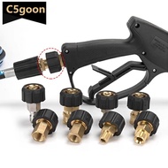 C5GOON 1PC Car Pressure Washer Spray Adapter M22 14 Male To 1/4" 3/8" M22 Pressure Washer Quick Conn
