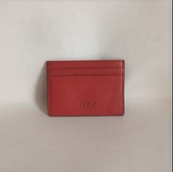 意大利 SKAP 啡紅色皮革 卡片套