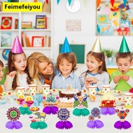 9pcs 2025 Diwali Decoration items Party Table Honeycomb Ornaments Diwali Themed Party Happy Deepaval