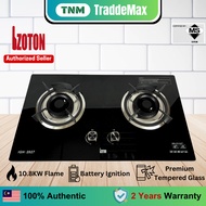 [OFFICIAL DEALER] Izoton Tempered Glass Built-in Hob IGH-2027 Dapur Gas Masak Gas Cooking Stove Kitc