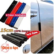 GETAH PINTU KERETA PELINDUNG 4PC  STRIP PROTECTOR SCRATCH FREE EDGE CLIP