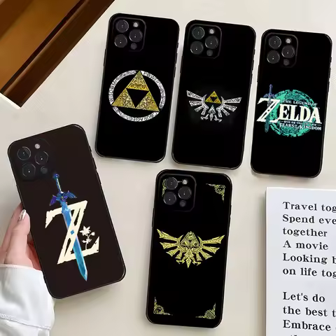 1PC Hot Game Z-Zeldaes Phone Case Silicone Soft For iPhone 16 15 14 13 12 11 X XR Plus Pro Max Plus