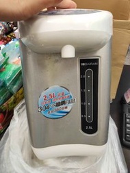*二手 白朗BAIRAN 2.5公升氣壓式電熱水瓶 FBET-A07 $250