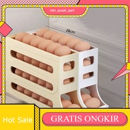 Minimalist Egg Storage Rack, Automatic Egg Storage Rack, 30 Pieces / Egg Storage Organizer