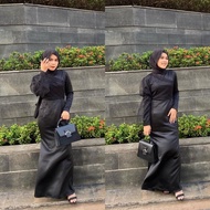 SF AURRA DRESS BY LOCALA Muslim Long Satin Silk Wudhu Women's Luxury Party Dress Graduation Maxi For