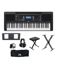 YAMAHA PSR-E383 Portable Keyboard คีย์บอร์ดไฟฟ้ายามาฮ่า PSR-E383 แถมขาตั้ง Music Arms