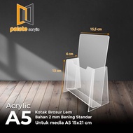 Brochure Holder Rack ACRYLIC BROCHURE BOX A5 TFK