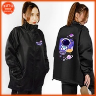 (Full Box) Mero Space Trip Jacket Unisex Turn-down Collar - Loose Form 2-Layer Thick Windbreaker (D3