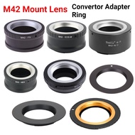 SONY M42 Lens Adapter Camera Lens Convertor Adapter Ring for M42 Mount Lens to Canon EF-M EOS to Fuj