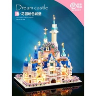 Lego Disney Castle Set Mix Add Purple Rose Garden.