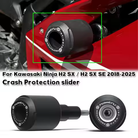 For Kawasaki Ninja H2 SX / H2 SX SE 2018-2025 Motorcycle Falling Protection Crash Pad Frame Slider C