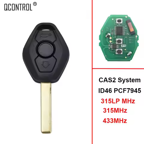 QCONTROL 3 buttons Remote Key for BMW 3 5 7 series X3 X5 Z3 Z4 Z8 E46 E60 E83 E53 E36 E38 CAS2 315LP