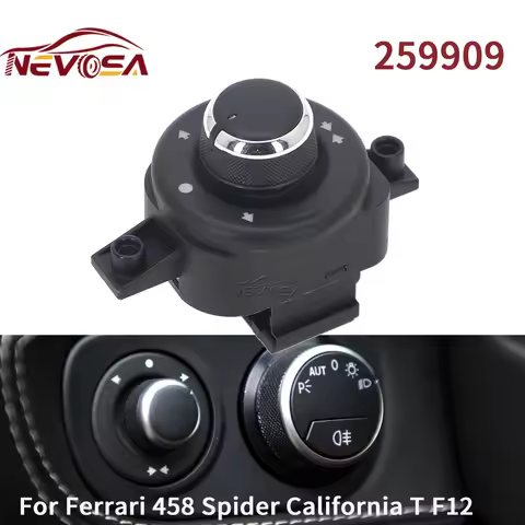 259909 Exterior Rear View Mirror Control Switch For Ferrari 458 Italia 458 Spider California T F12 2