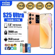 5G Phone 16GB RAM 1TB ROM 7800mAh Android 14 7.3 Inch Dual SIM HP Handphone Ready Stock 1 Year Warra
