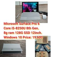 Microsoft Surface Pro 6 Core i5-8250U 8th Gen.