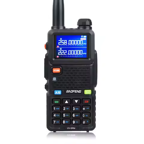 Baofeng UV-5RM Multi Band Walkie Talkie Air Band One Key Fast Frequency Copy 8W Vox Scrambler FM Rad