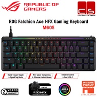ASUS M605 ROG Falchion Ace HFX 65% Analog Gaming Keyboard PBT Hall Effect Magnetic Switches 8000Hz, 