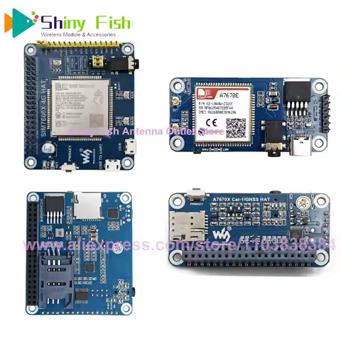 Free ship Raspberry Pi SIM7600 4G HAT A7670E SIM7600G-H SIM7600CE SIM7600E SIM7600E-H LTE Expansion 
