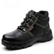 Safety shoes safety boots Medium cut steel toe cap Work shoes Men waterproof Tactical boots welding shoes hiking shoes