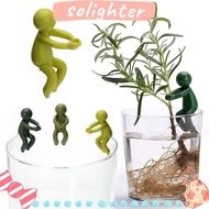 SOLIGHTER Plant Support, Cup Edge Plant Fixed Cute Plant Propagation Partner, Funny Practical Hydroponic Plant Stand