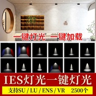 IES Light Domain Network Enscape Lighting Enscape Sketch Master Light Strip Tube Light Spotligh