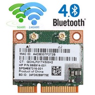 【Ready Stock&amp;COD】Dual Band 2.4 + 5G 300M 802.11A/B/G/N Wifi Bluetooth 4.0ไร้สาย Mini Pci-E บัตรสำหรับ Hp Bcm943228Hmb Sps 718451-001