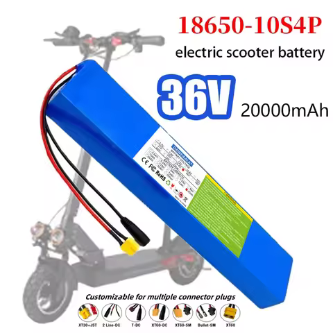 10S4P 36V 20000mAh Electric Scooter Lithium Battery 18650 battery pack 36V for 750W-1000W Electric S