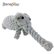 Benepaw Durable Elephant Design Dog Rope Toy Environmentally-Friendly Cotton Tug Of War Puppy Pet Chew Toys Toss Teeth Cleaning