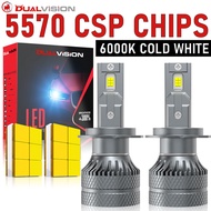 H4 LED Canbus Car Headlight K5C K6C H7 H8 H9 H11 H1 9005 HB3 9006 HB4 9012 HIR2 Socket 5570 CSP Turb