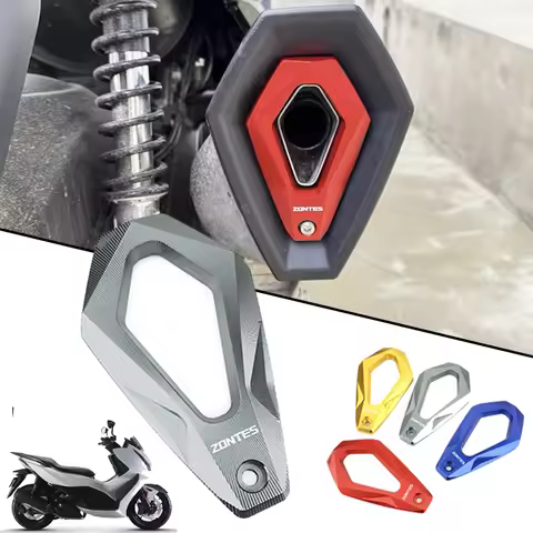 LOGO ZONTES For Zontes 368G 368-G 368G Motorcycle Modified Accessories Exhaust Pipe Protective Decor