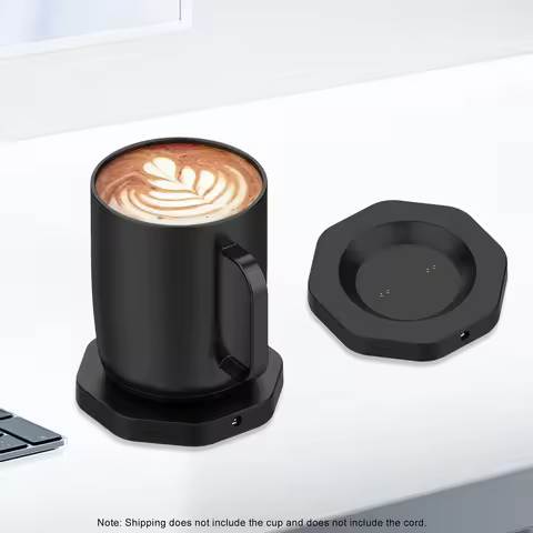 Charging Coaster for Ember Temperature Control Smart Mug 1/2 Replacement Charger Dock Base for Wirel