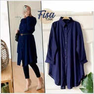 Tunik Fisa Tunik Jumbo Tunik Wanita Tunik Muslimah Tunik Hijab Tunik Busui Ld120 Oversize COD