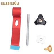 SUSAN T Track Clamp, T Slots Aluminum Alloy T Track Clamps Kit, Accessories Red Adjustable T Track H