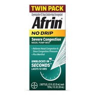 Afrin No Drip Severe Congestion Maximum Strength Nasal Spray - 12 Hour Nasal Spray Relief for Nose C