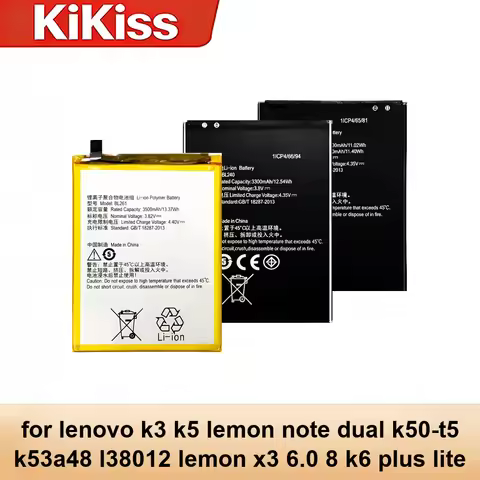 Battery BL270 BL240 BL256 3000-4000mAh For Lenovo K3 K5 For Lemon Note Dual K50-T5 k53a48 L38012 For