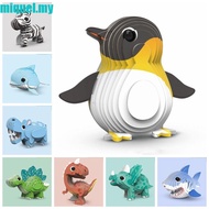 MIQUEL 3D Paper Puzzle Animal Model Toy, Dinosaur Giraffe Animal 3D Paper Puzzle Toy, 3D Paper Puzzl