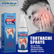 Tattie ⚡ 24H SHIPPING ⚡ South Moon Toothache Spray Instant Relief Pain Swollen Gum Remove Periodontitis Cure Teeth Worms Antiseptic Tooth Spray Care 20ml